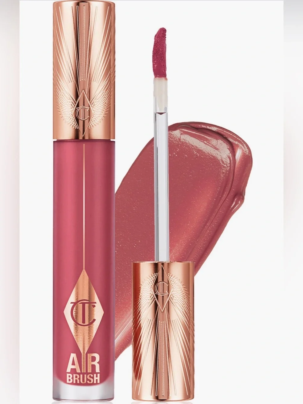 Charlotte Tilbury NEW Airbrush Flawless Matte Liquid Lipstick Color Rose Blur